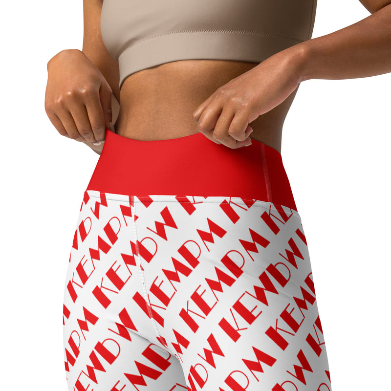 M Kemp Logo Yoga Leggings - Objet D'Art