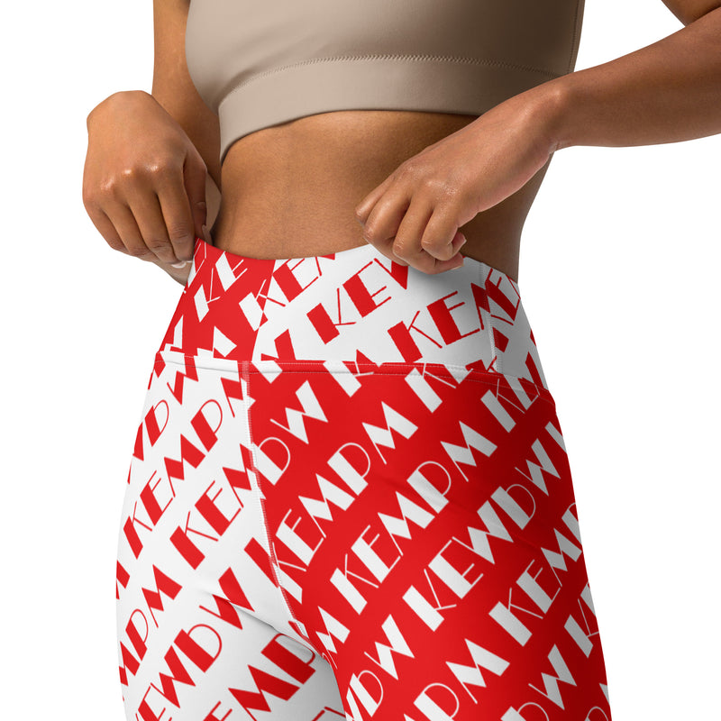 M Kemp Logo Yoga Leggings - Objet D'Art