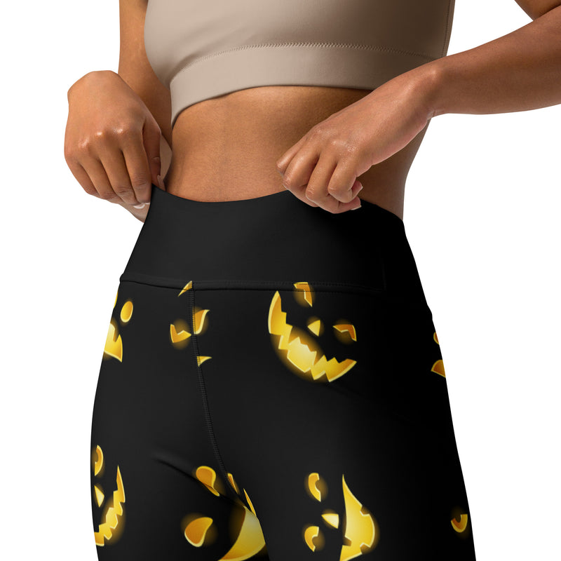Jack O' Lantern Yoga Leggings - Objet D'Art