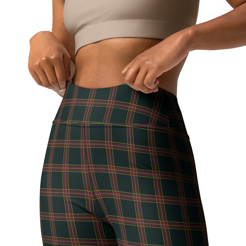 Poshly Plaid Yoga Leggings - Objet D'Art