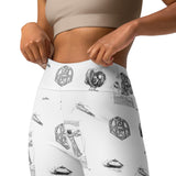 Leonardo Da Vinci Yoga Leggings - Objet D'Art