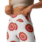 Grapefruit Wheels Yoga Leggings