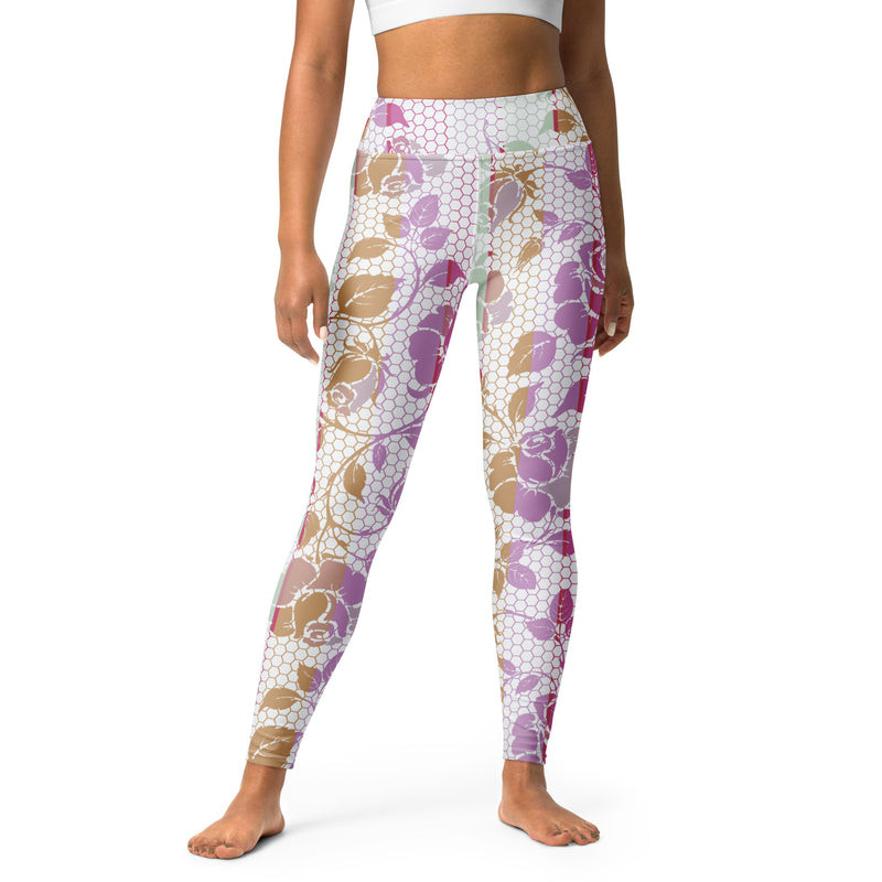 Rosy Yoga Leggings - Objet D'Art