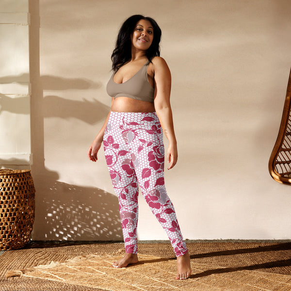 Rosy Yoga Leggings - Objet D'Art