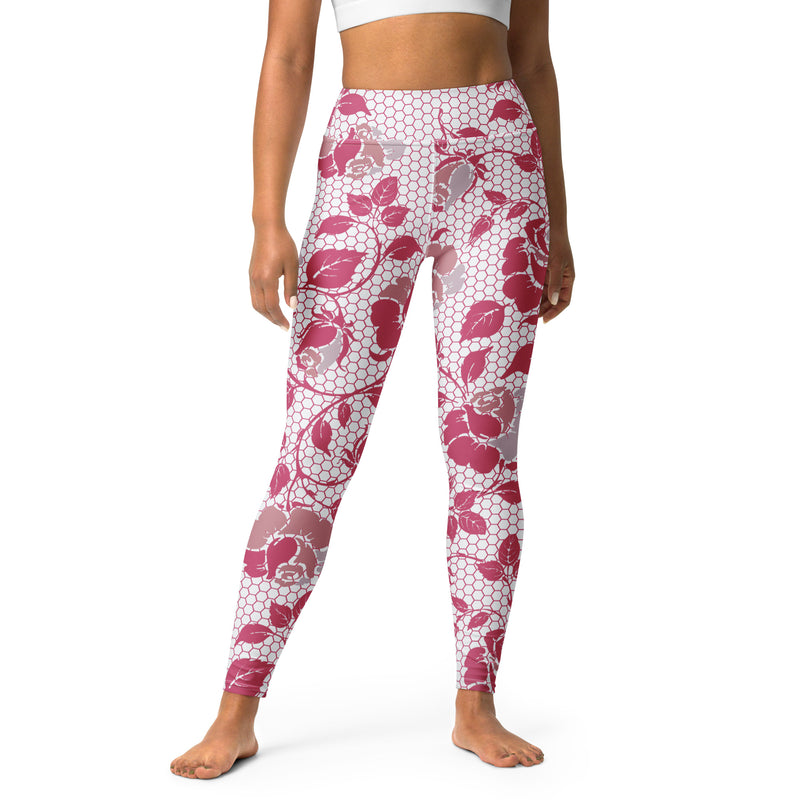 Rosy Yoga Leggings - Objet D'Art