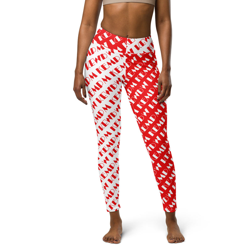 M Kemp Logo Yoga Leggings - Objet D'Art