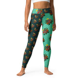 Dahlia Yoga Leggings - Objet D'Art
