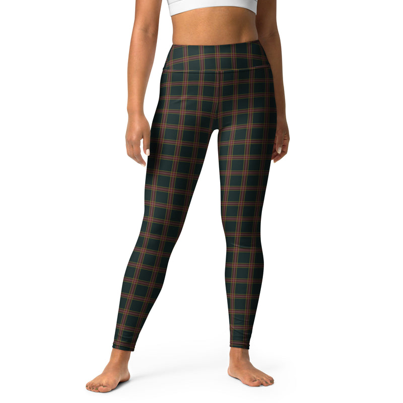 Poshly Plaid Yoga Leggings - Objet D'Art