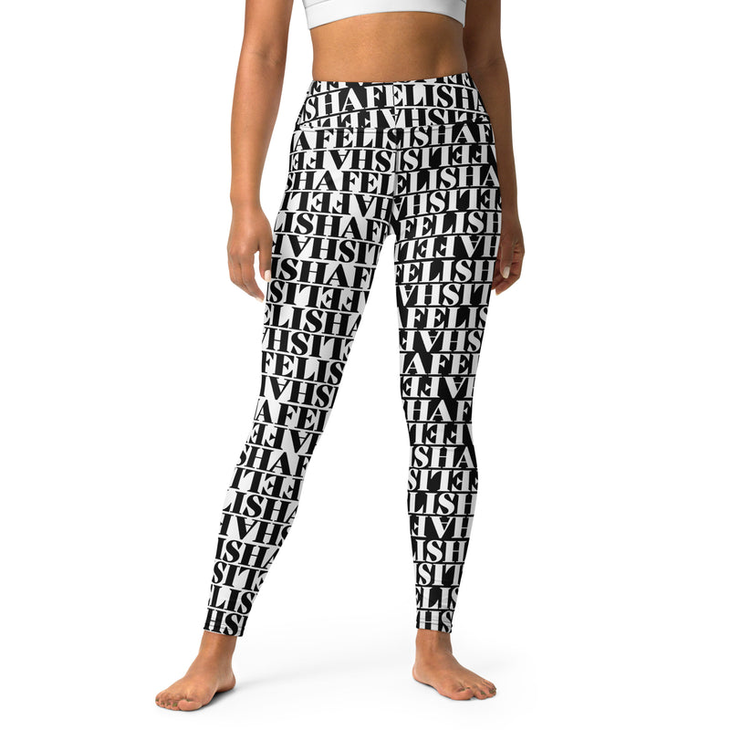 Felicia Print Yoga Leggings - Objet D'Art