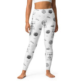 Leonardo Da Vinci Yoga Leggings - Objet D'Art