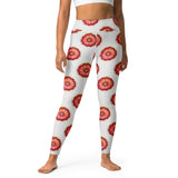 Grapefruit Wheels Yoga Leggings