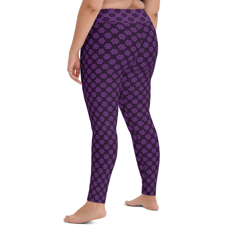 Poshly Purple Yoga Leggings - Objet D'Art