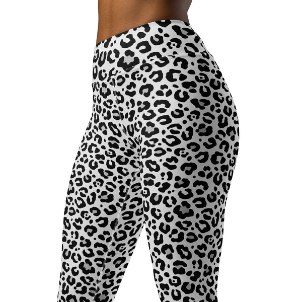 Snow Leopard Yoga Leggings - Objet D'Art