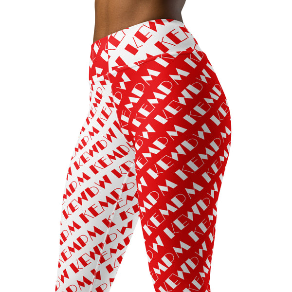 M Kemp Logo Yoga Leggings - Objet D'Art