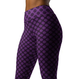 Poshly Purple Yoga Leggings - Objet D'Art