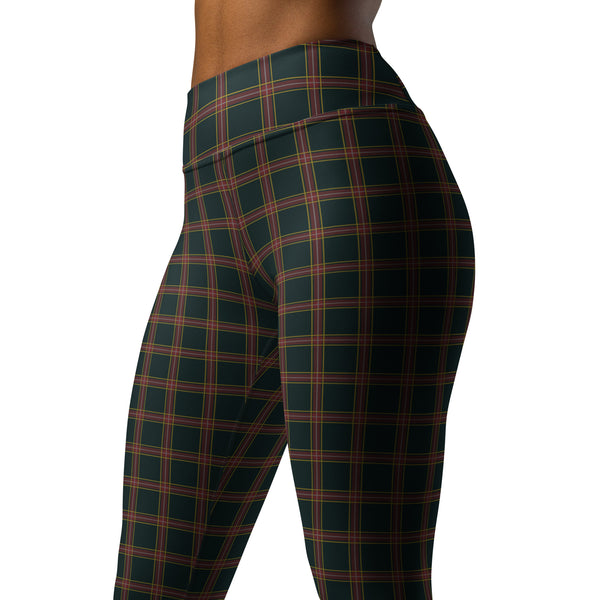 Poshly Plaid Yoga Leggings - Objet D'Art