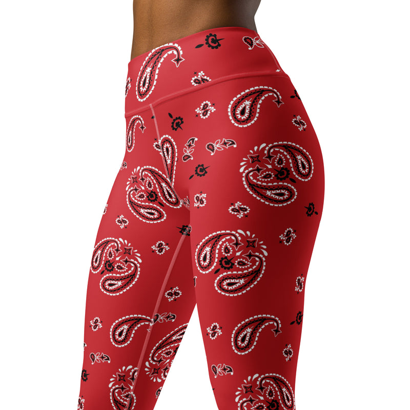 Bandana Art Yoga Leggings - Objet D'Art