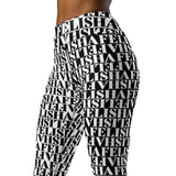 Felicia Print Yoga Leggings - Objet D'Art