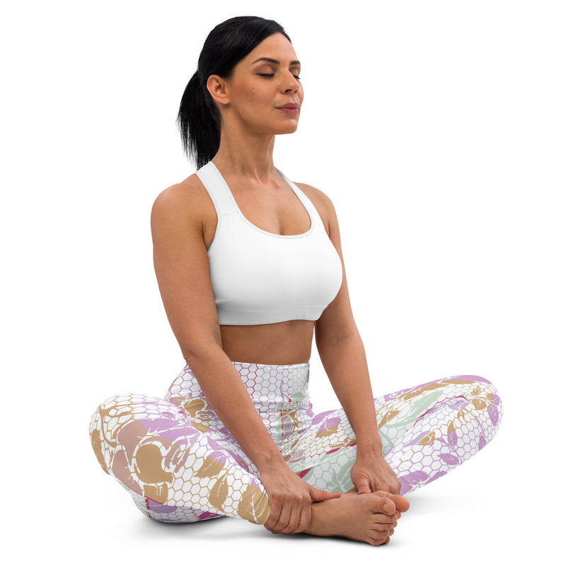 Rosy Yoga Leggings - Objet D'Art