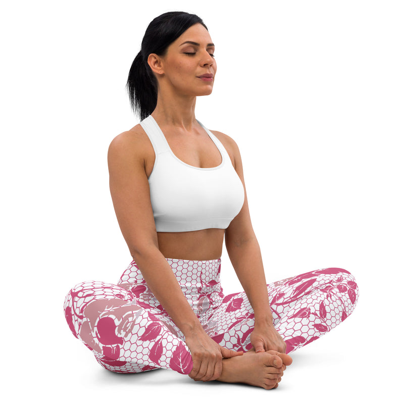 Rosy Yoga Leggings - Objet D'Art