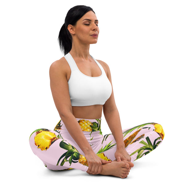 Pineapple Peace Yoga Leggings - Objet D'Art