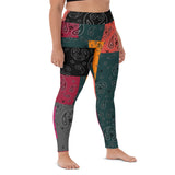 Patchwork Yoga Leggings - Objet D'Art