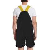 smiley face classic watch copy Unisex Shorts Suspender Jumpsuit (Model L78)