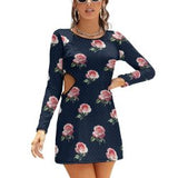 Hollow Slim-Fit Dress Slim dress with hollow waist