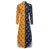 Button-Up Long Sleeve Shirt Dress Long sleeved shirt dress