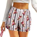 Teddy Bare High-Waisted Loose Shorts