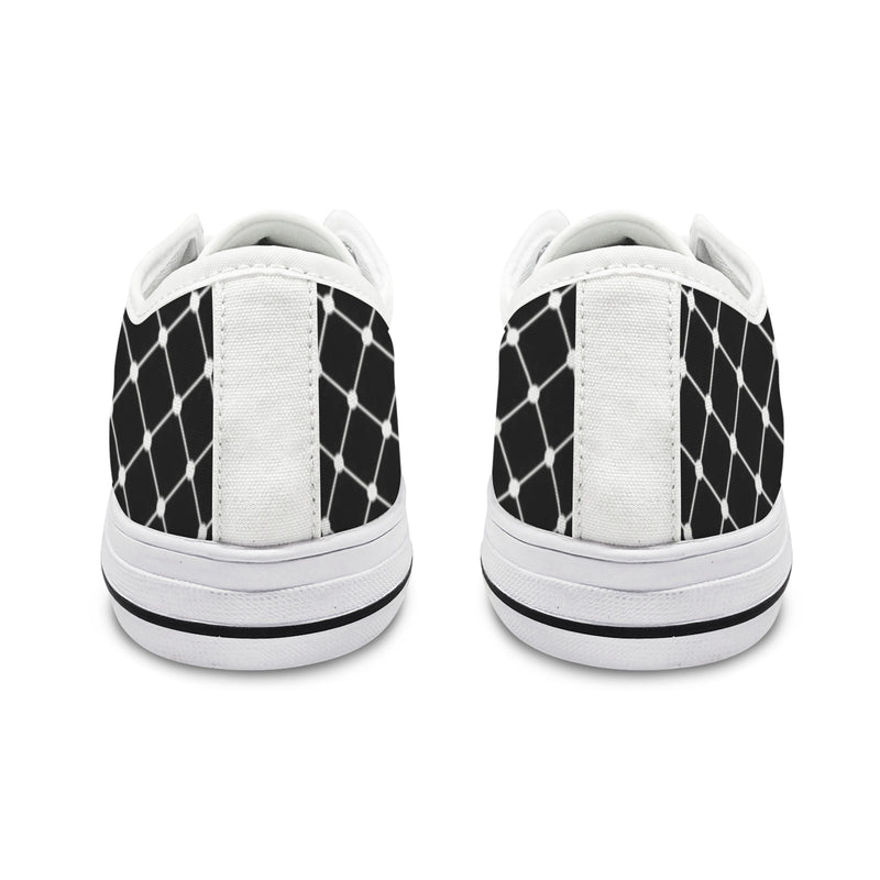 net zero print Seattle Low Top Men's Shoes (Model 1013-6)