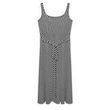 Sleeveless dress Tie Waist Sleeveless Dress