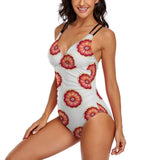 One-piece Swimsuit (LT3154) Grapefruit One-piece Swimsuit