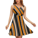 V-Neck Sleeveless Dress (NZ022)  Frocks