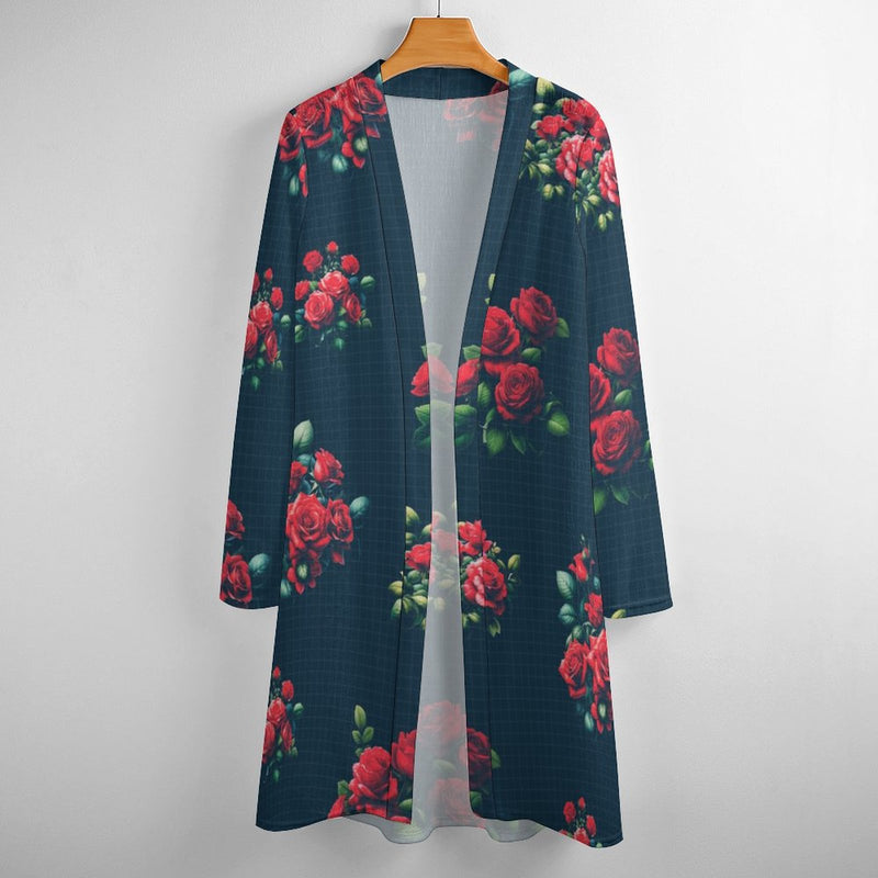 Women&#039;s Mid-Length Cardigan (NZ060) Medium length cardigan