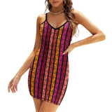 Sexy Spaghetti Strap Dress Women's sling dress