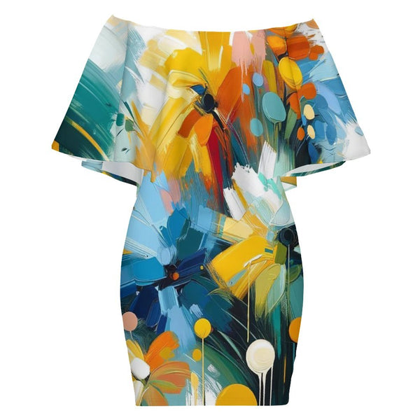 Women&#039;s Off-shoulder Shawl Skirt (MXLD017) Shawl skirt