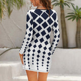 Hollow Slim-Fit Dress Slim dress with hollow waist