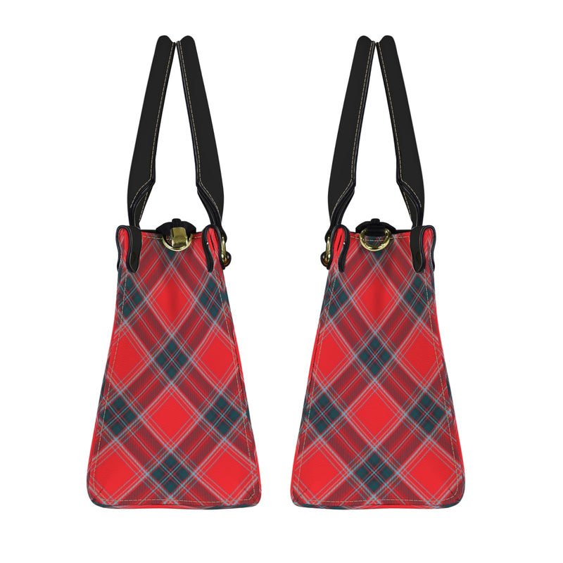 tartan 3A PU Leather Handbag-Small (Model 1747)