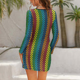 Slim dress with hollow waist Hollow Slim-Fit Dress