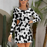 Hollow Slim-Fit Dress Slim dress with hollow waist