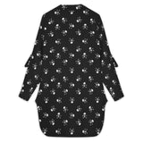 Polka Dot Button Up Shirt Dress