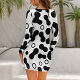 Hollow Slim-Fit Dress Slim dress with hollow waist