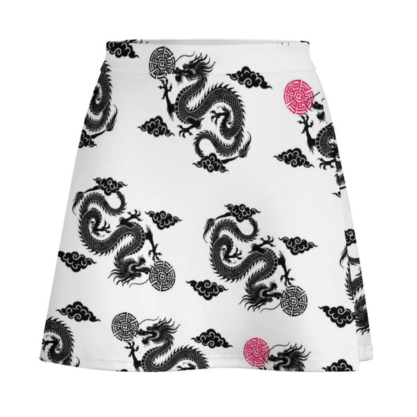 All Over Print Skirt (ALQ) Short skirt