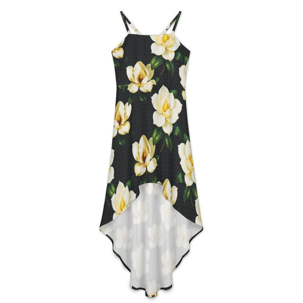 Tailcoat skirt Women's High-Low Spaghetti Strap Dress