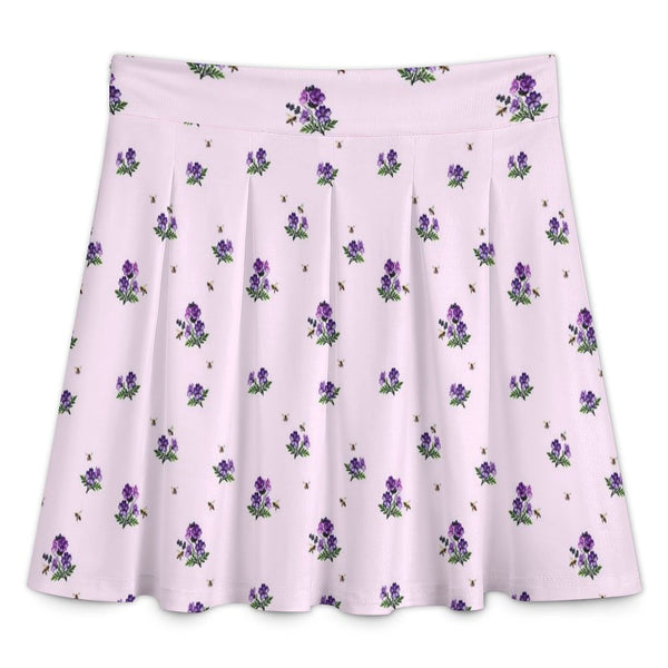 All Over Print Skater Skirt longuette