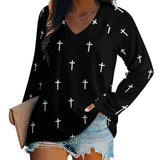 Women&#039;s Long Sleeve Loose Tee (TLREV2) Long sleeve loose tee
