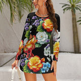 Hollow Slim-Fit Dress Slim dress with hollow waist