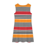 All Over Print Sleeveless Dress Sleeveless dress