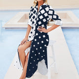 Button-Up Long Sleeve Shirt Dress Long sleeved shirt dress